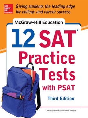cover image of McGraw-Hill Education 12 SAT Practice Tests with PSAT